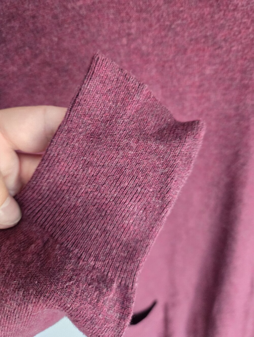 FAT FACE cotton knit sweater dress In Raspberry-plum - Picture 4 of 13